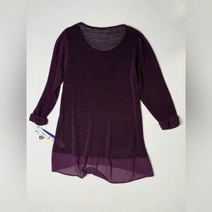 Peter Nygard Deep Purple Knit Sweater
